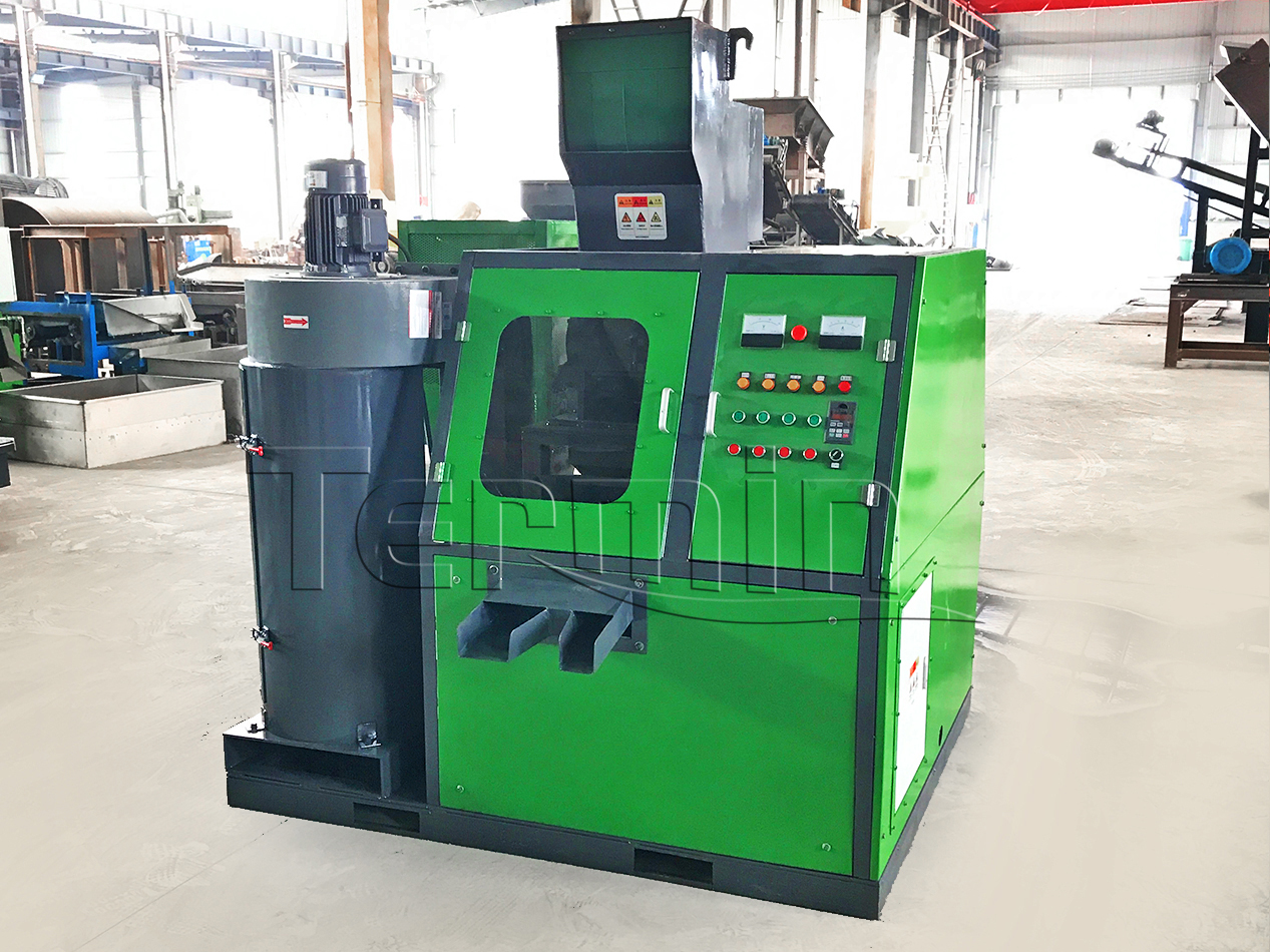 100~200kg/hour small copper wire recycling machine sold in India
